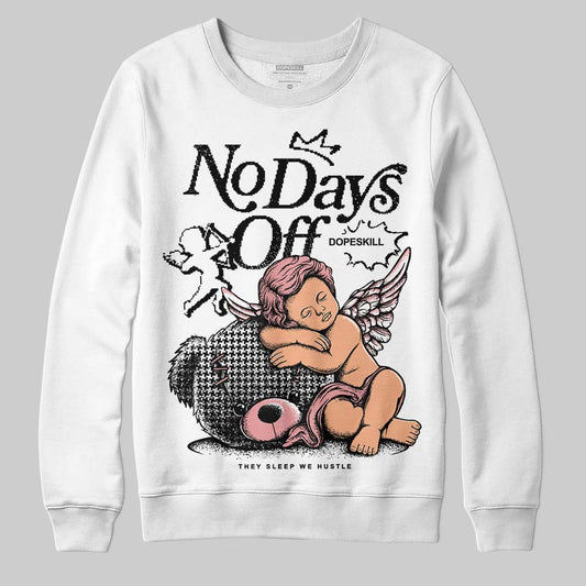Harris Tweed x Wmns Dunk Low 'Black Phantom' DopeSkill Sweatshirt New No Days Off Graphic Streetwear - White