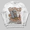 Jordan 4 Retro Cozy Girl DopeSkill Long Sleeve T-Shirt Get Rich Graphic Streetwear - White