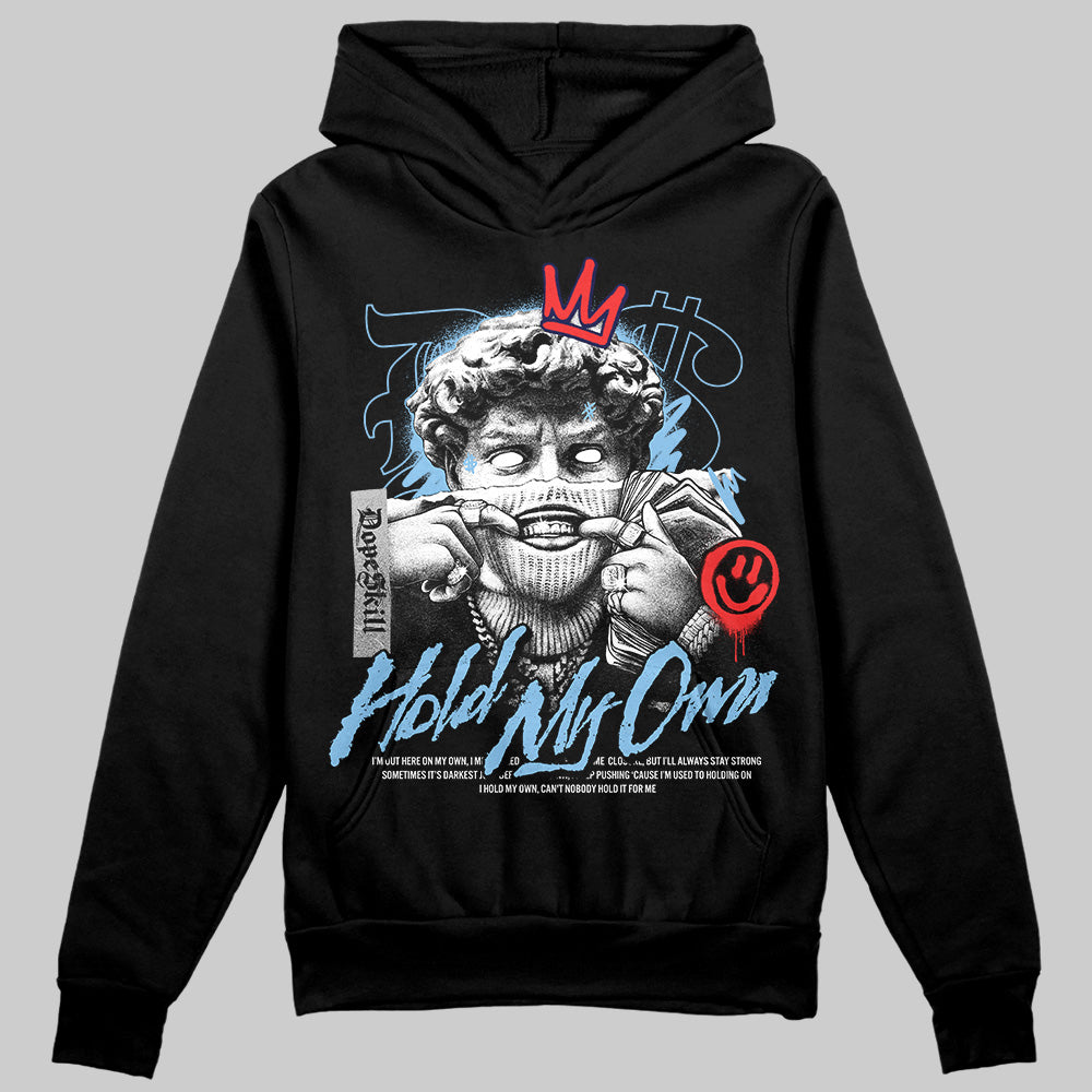 University Blue Sneakers DopeSkill Hoodie Sweatshirt In My Way Graphic Streetwear - Black