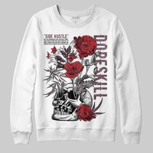 A Ma Maniére x Air Jordan 5 “Violet Ore” DopeSkill Sweatshirt Side Hustle Graphic Streetwear - WHite