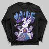 PURPLE Sneakers DopeSkill Long Sleeve T-Shirt Slow Life Graphic Streetwear  - black