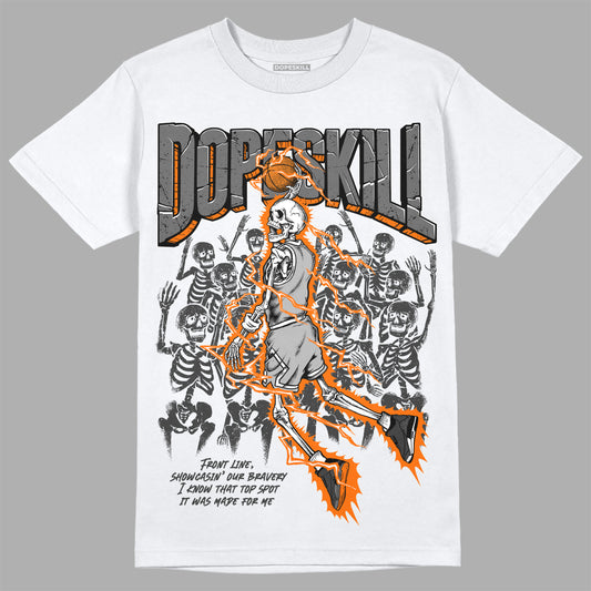 Jordan 3 Retro 'Fear Pack' DopeSkill T-Shirt Thunder Dunk Graphic Streetwear - White