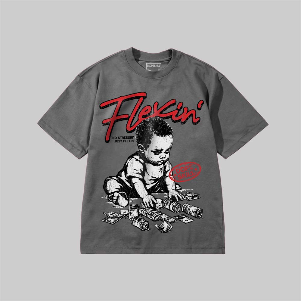 Flexin' DopeSkill Premium T-shirt Streetwear - Grey