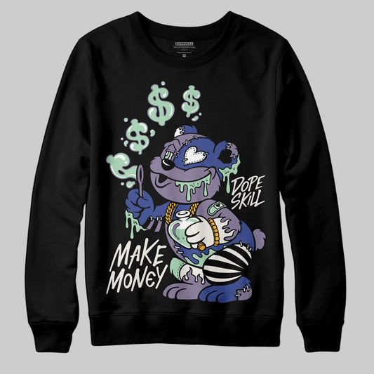 Jordan 1 Retro Low OG Zion Williamson Voodoo Alternate DopeSkill Sweatshirt Make Money Graphic Streetwear - Black