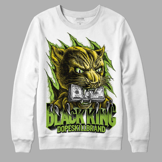 Dunk Low 'Chlorophyll' DopeSkill Sweatshirt Black King Graphic Streetwear - White