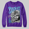 PURPLE Sneakers DopeSkill Sweatshirt Pocket Change Graphic Streetwear - Purple