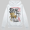 Jordan 12 Retro 'Taxi' 2025 DopeSkill Hoodie Sweatshirt Speak It Graphic Streetwear - White