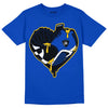 Jordan 14 “Laney” DopeSkill Varsity Royal T-Shirt Heart Jordan 14 Graphic Streetwear