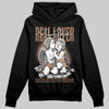Jordan 4 Retro Cozy Girl DopeSkill Hoodie Sweatshirt Real Lover Graphic Streetwear - Black