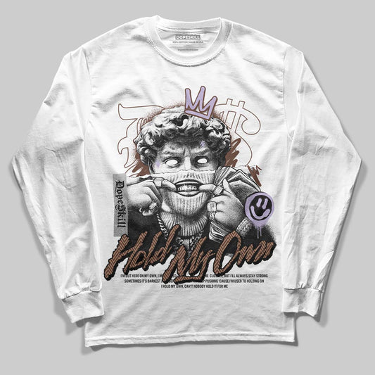 Harris Tweed x Wmns Dunk Low 'Sesame' DopeSkill Long Sleeve T-Shirt In My Way Graphic Streetwear - White