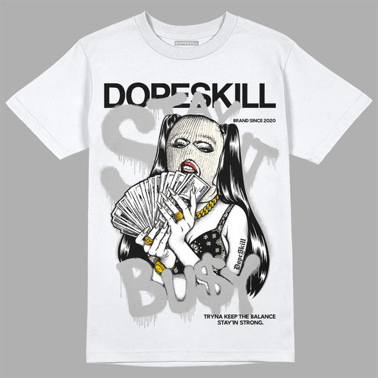 Jordan 3 “Off Noir” DopeSkill T-Shirt Stay It Busy Graphic Streetwear - White 