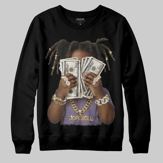 Jordan 1 Retro Low OG Zion Williamson Voodoo Alternate DopeSkill Sweatshirt Rich Youth Graphic Streetwear - Black