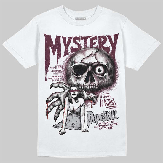 Jordan 5 Retro Burgundy (2023) DopeSkill T-Shirt Mystery Ghostly Grasp Graphic Streetwear - WHite