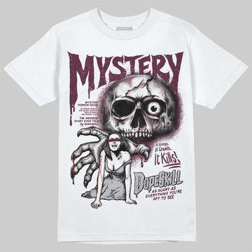 Jordan 5 Retro Burgundy (2023) DopeSkill T-Shirt Mystery Ghostly Grasp Graphic Streetwear - WHite