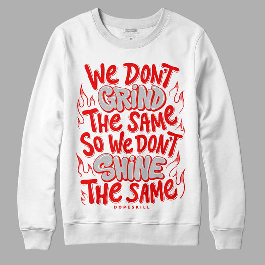 Jordan 12 “Cherry” DopeSkill Sweatshirt Grind Shine Graphic Streetwear - White 