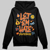 Orange, Black and White Sneakers DopeSkill Hoodie Sweatshirt Let 'em Hate Graphic Streetwear - Black