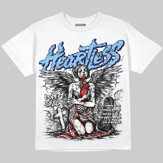 University Blue Sneakers DopeSkill Oversize Print T-Shirt Heartless Graphic Streetwear