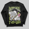 Chase B x Travis Scott x Jordan Jumpman Jack DopeSkill Long Sleeve T-Shirt Sorry I've Been Trappin Graphic Streetwear - Black