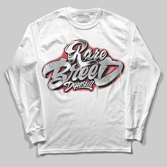 Jordan 4 OG “White Cement” DopeSkill Long Sleeve T-Shirt Rare Breed Type Graphic Streetwear - White