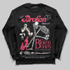 Jordan 5 Low “Peanut Butter Jelly” DopeSkill Long Sleeve T-Shirt Broken Bones Graphic Streetwear - Black