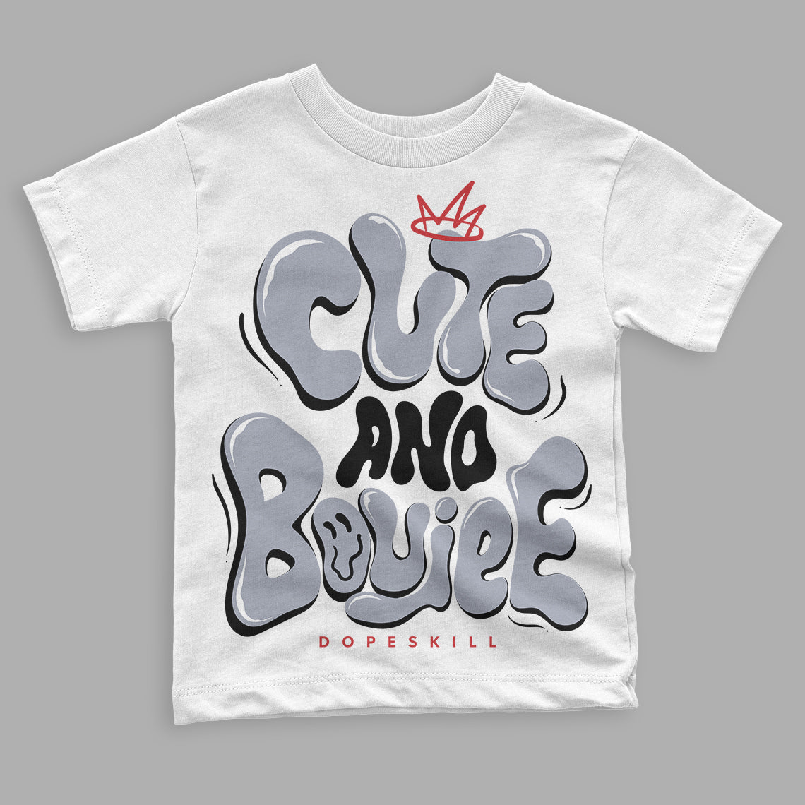 Jordan 4 “Bred Reimagined” DopeSkill Toddler Kids T-shirt Cute and Boujee Graphic Streetwear - White