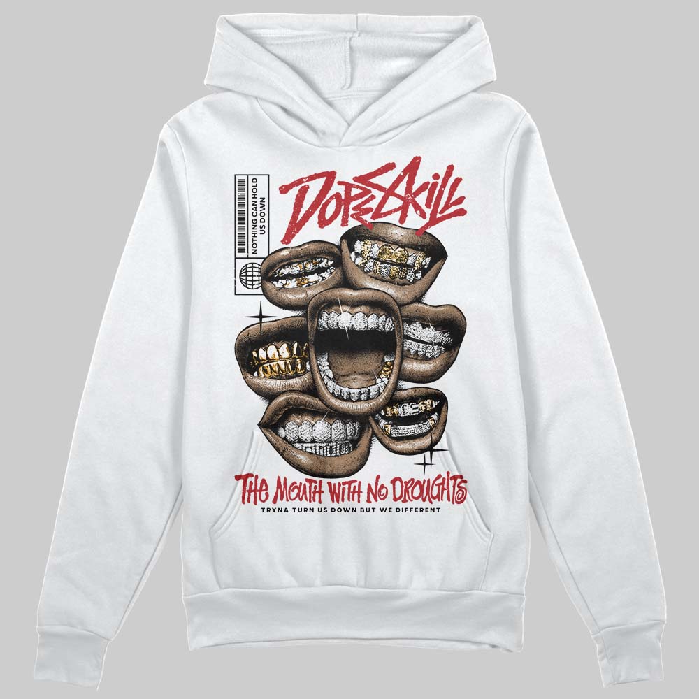 Jordan 14 Golf “Last Shot” DopeSkill Hoodie Sweatshirt The Mouth With No Droughts Graphic Streetwear - White