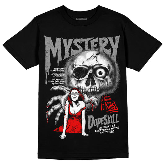 Black and White Sneakers DopeSkill T-Shirt Mystery Ghostly Grasp Graphic Streetwear - Black