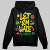 Green Sneakers DopeSkill Hoodie Sweatshirt Let 'em Hate Graphic Streetwear - Black
