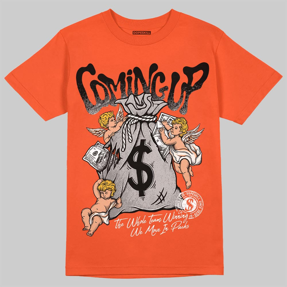 Jordan 1 Retro High OG Shattered Backboard (2025) DopeSkill T-Shirt Money Bag Coming Up Graphic Streetwear - Orange
