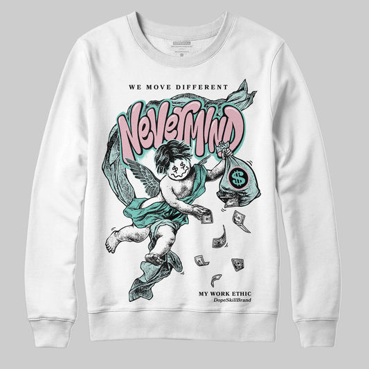 Jordan 11 Low "Igloo" DopeSkill Sweatshirt Nevermind Graphic Streetwear - White