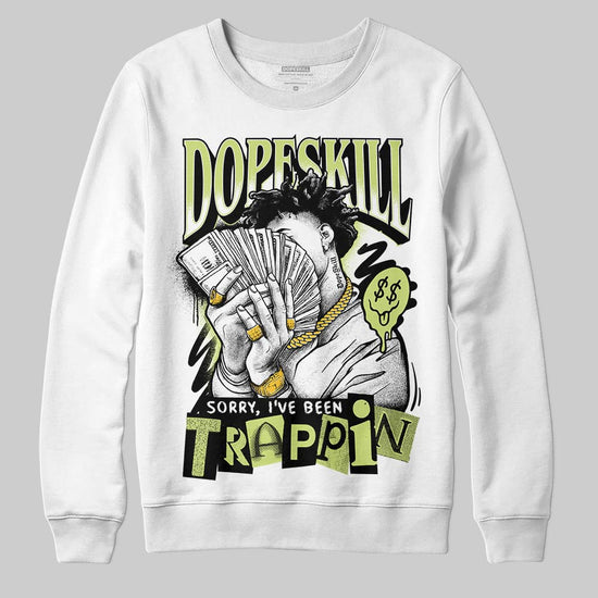 Jordan 11 “Inner Beast” DopeSkill Sweatshirt Sorry I've Been Trappin Graphic Streetwear - White