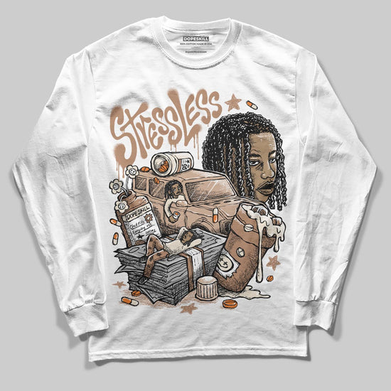 Jordan 4 Retro Cozy Girl DopeSkill Long Sleeve T-Shirt Stressless Graphic Streetwear - White