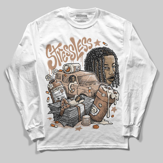 Jordan 4 Retro Cozy Girl DopeSkill Long Sleeve T-Shirt Stressless Graphic Streetwear - White