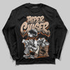 Jordan 4 Retro Cozy Girl DopeSkill Long Sleeve T-Shirt Paper Chaser Boy Graphic Streetwear - Black