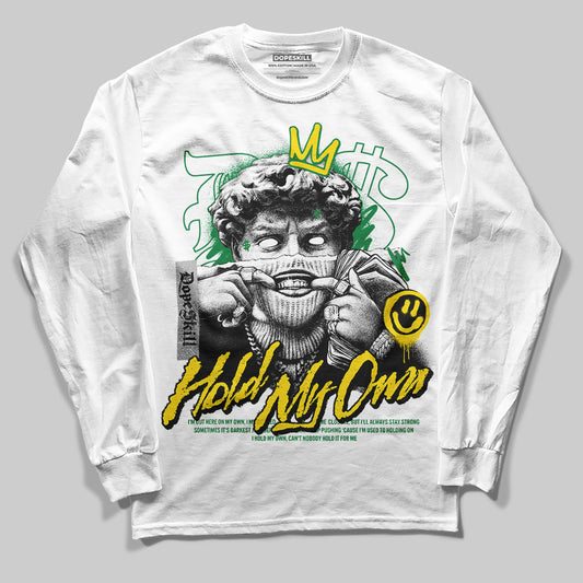 Dunk Low Reverse Brazil DopeSkill Long Sleeve T-Shirt In My Way Graphic Streetwear - White