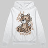 Jordan 4 Retro Cozy Girl DopeSkill Hoodie Sweatshirt Smile Through The Pain Graphic Streetwear - White