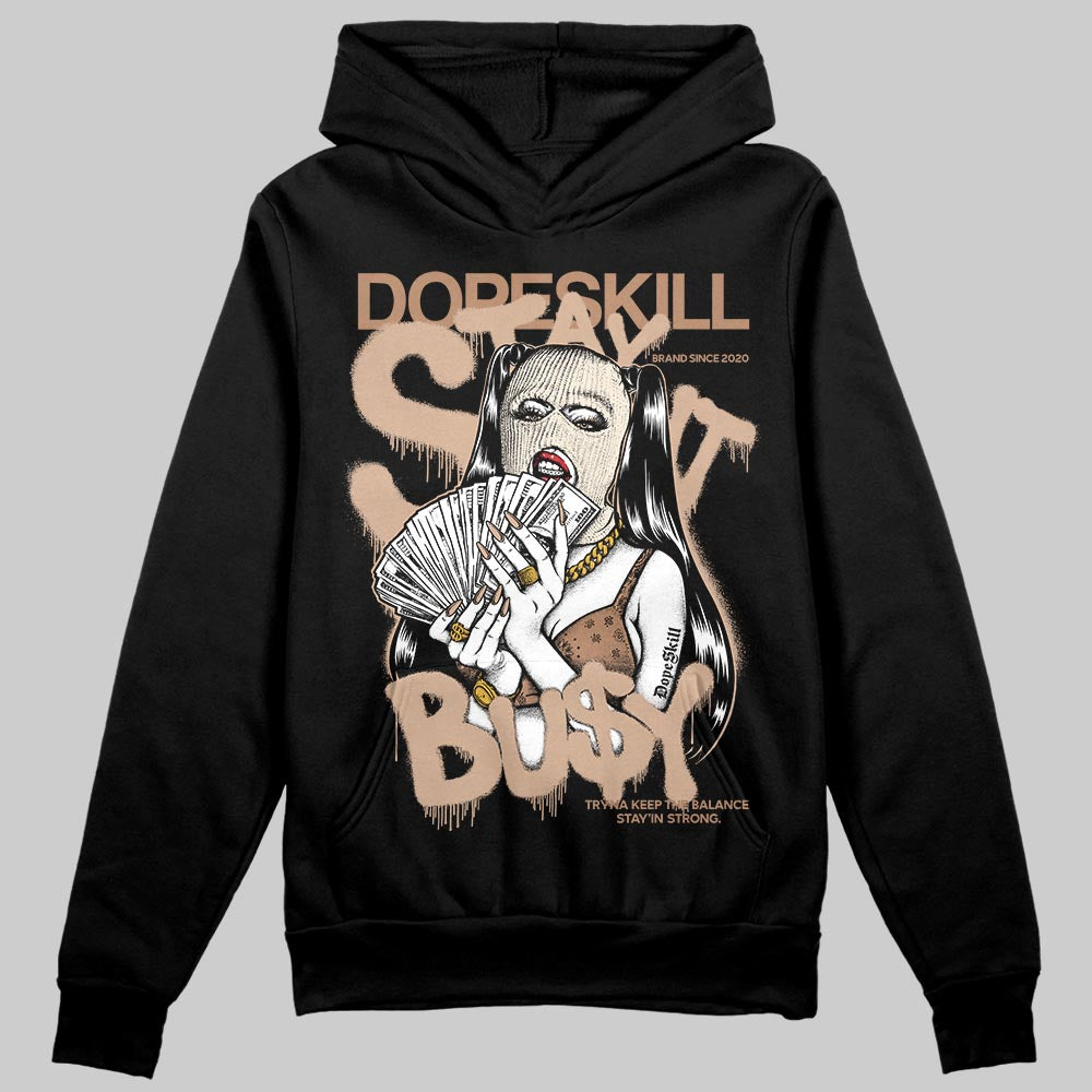 Jordan 4 Retro Cozy Girl DopeSkill Hoodie Sweatshirt Stay It Busy Graphic Streetwear - Black