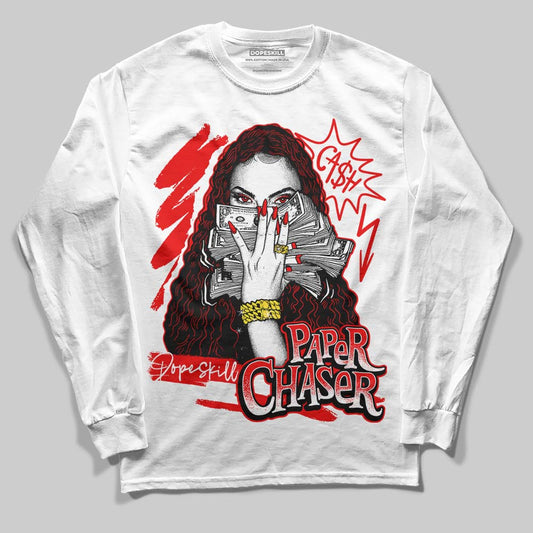 Jordan 12 “Cherry” DopeSkill Long Sleeve T-Shirt NPC Graphic Streetwear - White