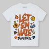 Orange, Black and White Sneakers DopeSkill Toddler Kids T-shirt Let 'em Hate Graphic Streetwear - White
