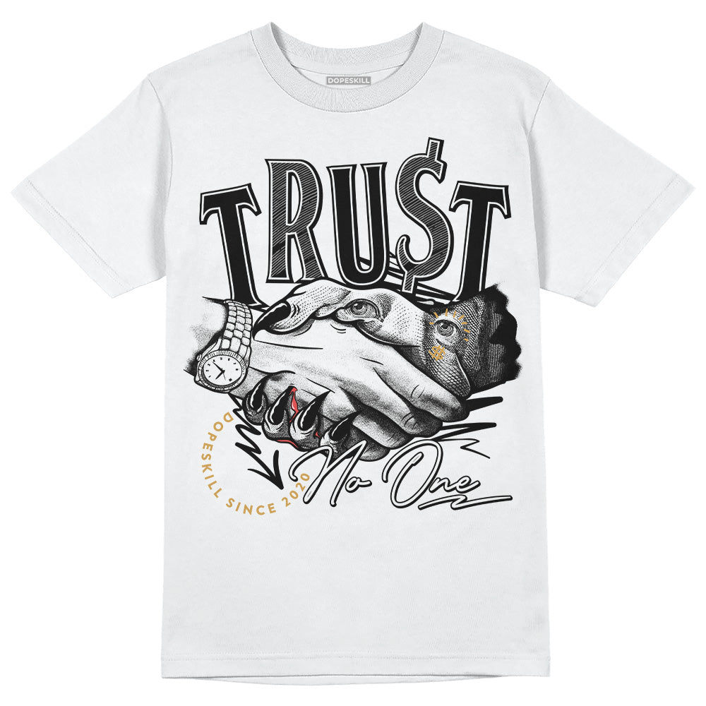 Jordan 11 "Gratitude" DopeSkill T-Shirt Trust No One Graphic Streetwear - White