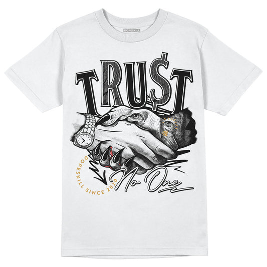 Jordan 11 "Gratitude" DopeSkill T-Shirt Trust No One Graphic Streetwear - White