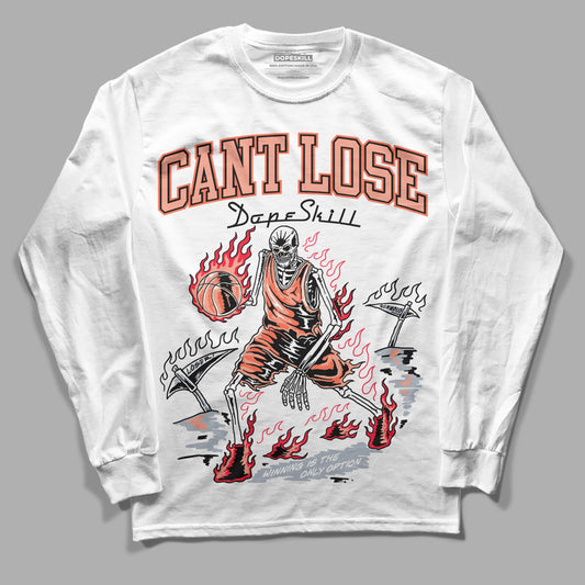 DJ Khaled x Jordan 5 Retro ‘Crimson Bliss’ DopeSkill Long Sleeve T-Shirt Cant Lose Graphic Streetwear - White