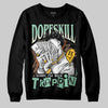 SB Dunk Low Rodeo Tourmaline DopeSkill Sweatshirt Sorry I've Been Trappin Graphic Streetwear - Black