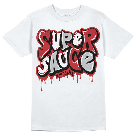 Jordan 12 “Red Taxi” DopeSkill T-Shirt Super Sauce Graphic Streetwear - White