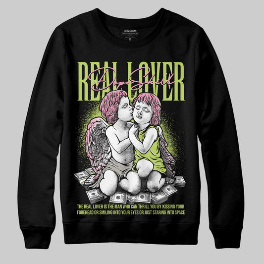 Chase B x Travis Scott x Jordan Jumpman Jack DopeSkill Sweatshirt Real Lover Graphic Streetwear - Black