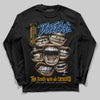 Jordan 4 Retro ‘Dunk From Above’ DopeSkill Long Sleeve T-Shirt The Mouth With No Droughts Graphic Streetwear - Black