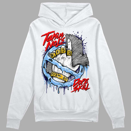 Jordan 9 Powder Blue DopeSkill Hoodie Sweatshirt Takin No L's Graphic Streetwear - White