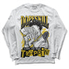 Jordan 4 Lightning DopeSkill Long Sleeve T-Shirt Sorry I've Been Trappin Graphic Streetwear - White