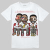 Jordan 3 Retro Fire Red DopeSkill T-Shirt First Sunday Graphic Streetwear - White