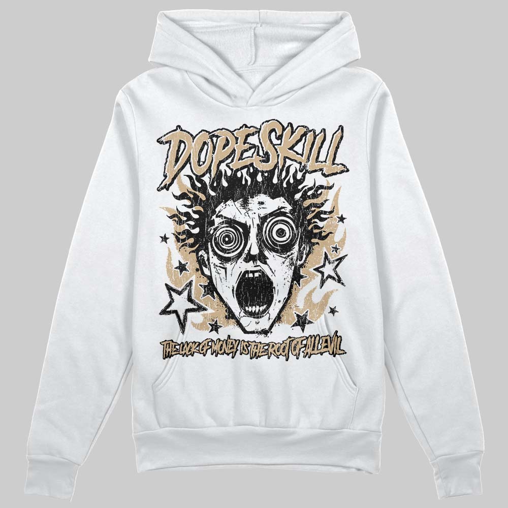 TAN Sneakers DopeSkill Hoodie Sweatshirt Root of Evil Graphic Streetwear - White